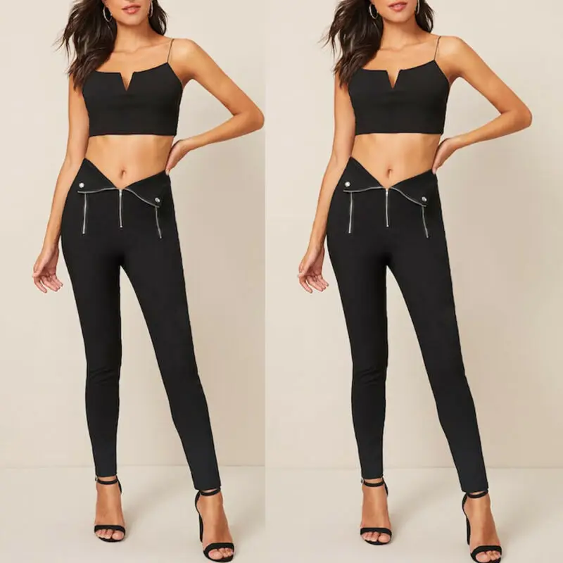 2019 Stretch Women High Waist Pencil Pants New Lady Solid Ladies Zip-up Pants Slim Fit Long Tight Pants
2019 Stretch Women High Waist Pencil Pants New Lady Solid Ladies Zip-up Pants Slim Fit Long Tight Pants