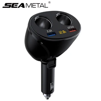 Car Cigarette Lighter Socket Splitter USB Auto Cigarette Lighter Charger QC Phone Charging Voltage Display Power Adapter Plug
Car Cigarette Lighter Socket Splitter USB Auto Cigarette Lighter Charger QC Phone Charging Voltage Display Power Adapter Plug
