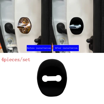 4 pcs Black Stainless Steel Car Door Lock Protective Buckle Cover case for Lexus NX IS CT ES RX NX200
4 pcs Black Stainless Steel Car Door Lock Protective Buckle Cover case for Lexus NX IS CT ES RX NX200