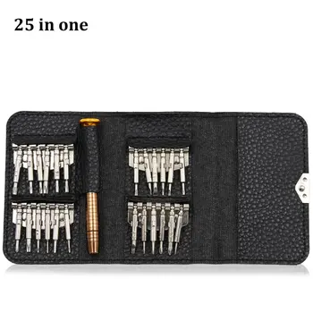 25Pcs Multi-Function Leather Case Manual Screwdriver Bit Combination Set Mobile Phone Notebook Disassemble Repair Tool
25Pcs Multi-Function Leather Case Manual Screwdriver Bit Combination Set Mobile Phone Notebook Disassemble Repair Tool