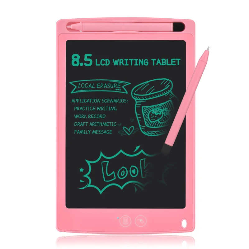 8.5inch New Erasable LCD Writing Tablet Drawing Doodle Board Scribbler Stylus Doodle Board Drawing Tablet Electronic Drawing Pad
8.5inch New Erasable LCD Writing Tablet Drawing Doodle Board Scribbler Stylus Doodle Board Drawing Tablet Electronic Drawing Pad