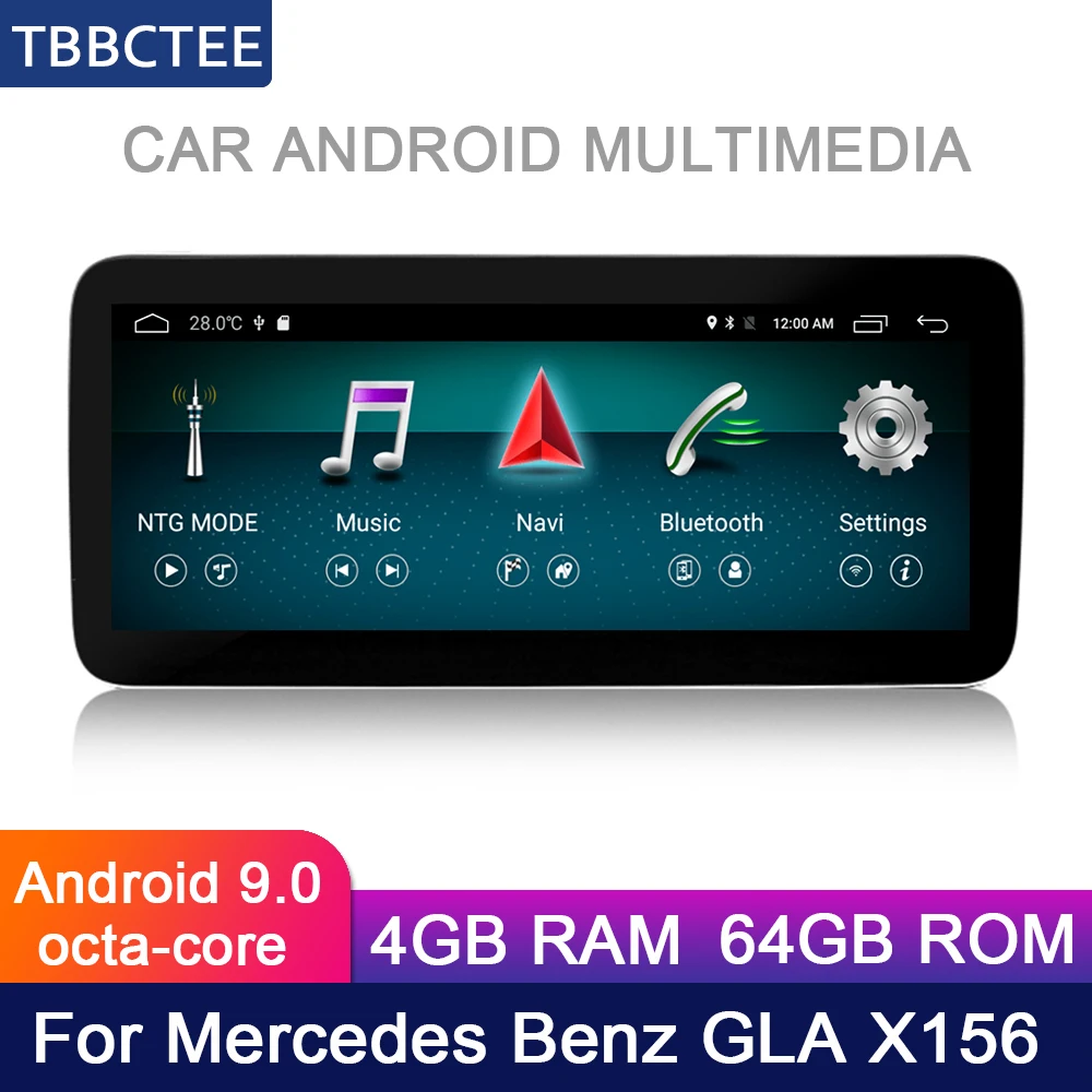 10 25 дюймов 4G 64G Android для Mercedes Benz MB GLA X156 2015 2016 2017 2018 NTG автомобильный радиоэкран GPS