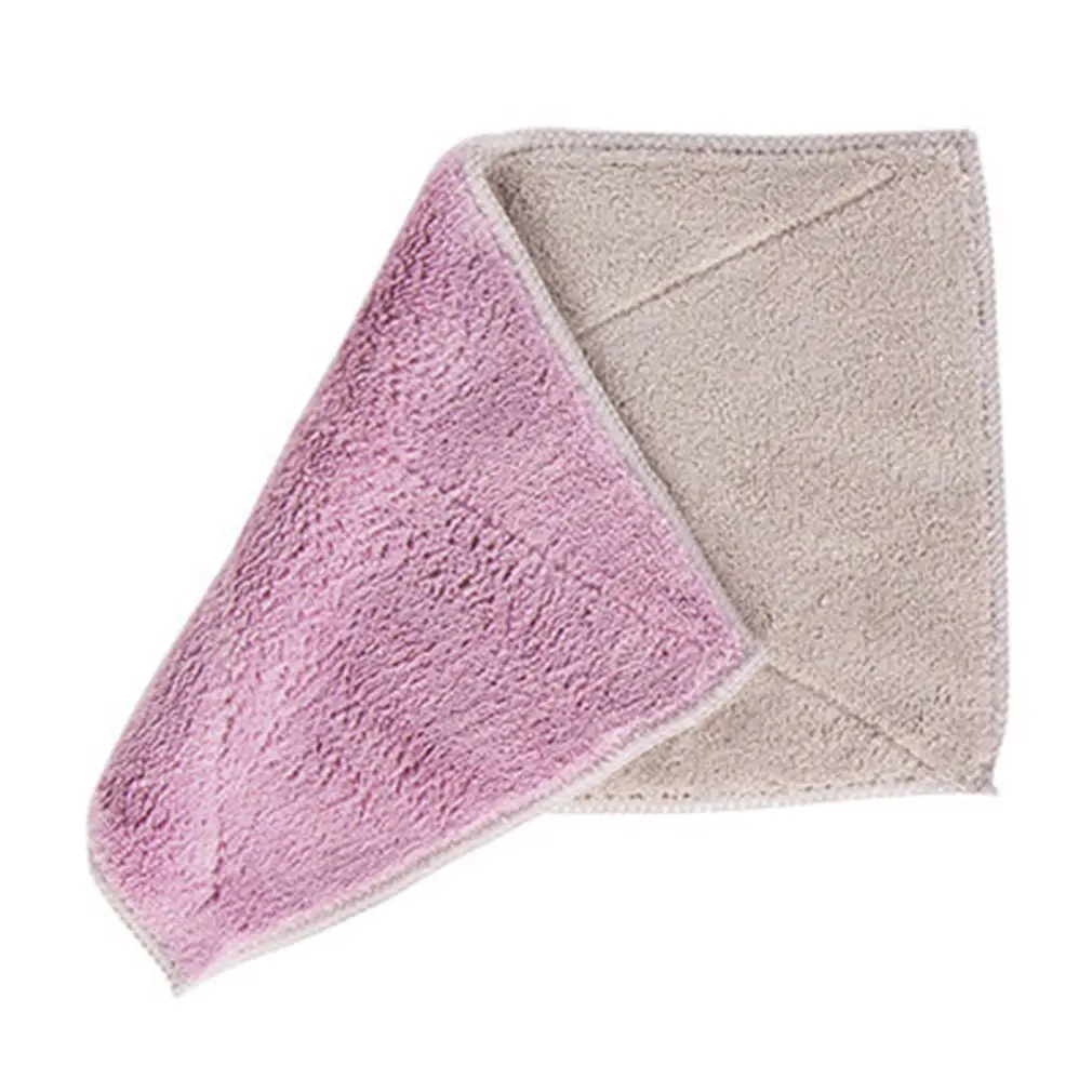 Home Cleaning Cloths Absorbent Thicker Double-layer Microfiber Wipe Table Kitchen Cleaning Towel Dish Washing Cloth
Home Cleaning Cloths Absorbent Thicker Double-layer Microfiber Wipe Table Kitchen Cleaning Towel Dish Washing Cloth