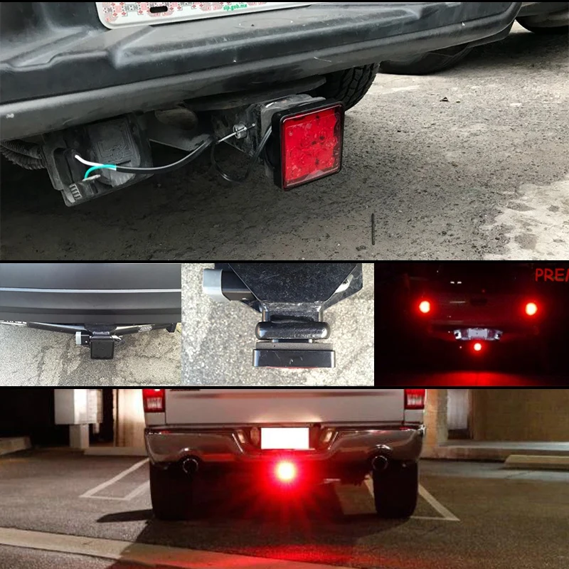 12-Led Brake Light Trailer Hitch Cover Fit Towing&Hauling 2 Inch Standard Size Receiver for Chevrolet Gmc Nissan Ford(Black)
12-Led Brake Light Trailer Hitch Cover Fit Towing&Hauling 2 Inch Standard Size Receiver for Chevrolet Gmc Nissan Ford(Black)