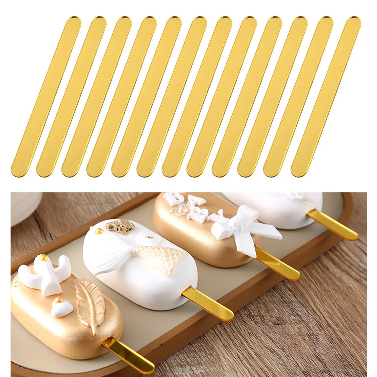 20/50/100 Pcs Acrylic Cakesicle Ice Cream Sticks Popsicle Reusable Craft for Parent-Child DIY Lollipop Tools Lolly Accessories
20/50/100 Pcs Acrylic Cakesicle Ice Cream Sticks Popsicle Reusable Craft for Parent-Child DIY Lollipop Tools Lolly Accessories