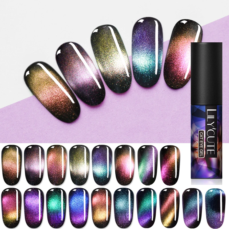 LILYCUTE 5ml Auroras Cat Eye UV Gel Polish Magnetic Gel Purple Blue Shining Soak Off UV LED Gel Varnish Nail Art Design
LILYCUTE 5ml Auroras Cat Eye UV Gel Polish Magnetic Gel Purple Blue Shining Soak Off UV LED Gel Varnish Nail Art Design