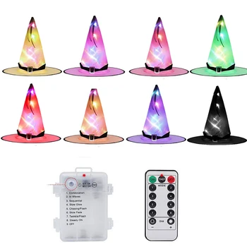 8 Pack Halloween Decoration Witch Hat Waterproof Light String with 8 Modes Controlfor Indoor&Outdoor Party/Courtyard
8 Pack Halloween Decoration Witch Hat Waterproof Light String with 8 Modes Controlfor Indoor&Outdoor Party/Courtyard