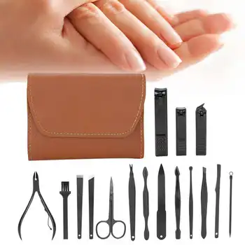 16pcs/1set Nail Care Tool Stainless Steel Nail Clipper Eyebrow Scissors Pedicure Knife Manicure Tool Set
16pcs/1set Nail Care Tool Stainless Steel Nail Clipper Eyebrow Scissors Pedicure Knife Manicure Tool Set