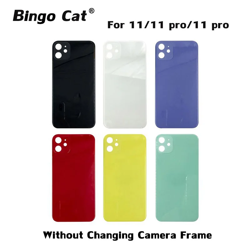 Easy Change Battery Back Rear Glass Rear Housing Cover For iPhone 11 pro max Rear Housing Replacement with Big Hole
Easy Change Battery Back Rear Glass Rear Housing Cover For iPhone 11 pro max Rear Housing Replacement with Big Hole