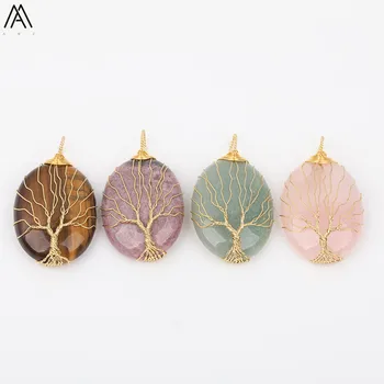 5pcs/Lot Natural Stone Charms Pendant Gold Copper Wire Wrapped Pink Quartz Tree Of Life Water Drop Pendants Necklace DSS-251AMAJ
5pcs/Lot Natural Stone Charms Pendant Gold Copper Wire Wrapped Pink Quartz Tree Of Life Water Drop Pendants Necklace DSS-251AMAJ