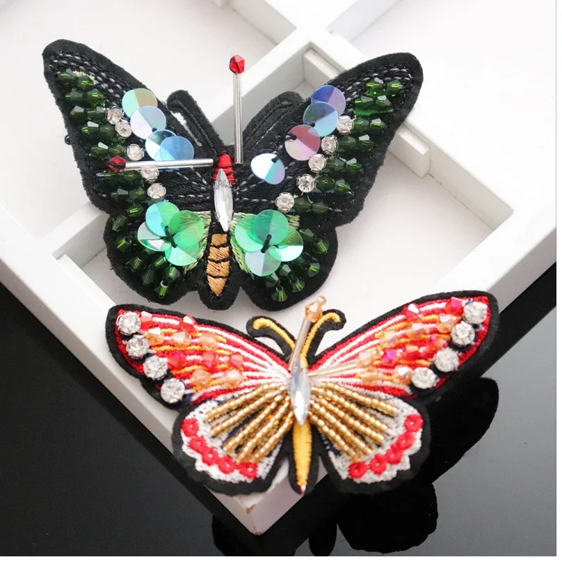 2PCS DIY clothes decoration accessories clothes hole decoration cloth applique embroidery handmade butterfly cloth sticker
2PCS DIY clothes decoration accessories clothes hole decoration cloth applique embroidery handmade butterfly cloth sticker