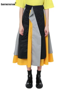 Free shipping heavy crafts color contrast elastic waist irregular A-line skirt ladies autumn new style personality all-match
Free shipping heavy crafts color contrast elastic waist irregular A-line skirt ladies autumn new style personality all-match