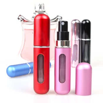 5ml Mini Refillable Perfume Bottle With Spray Pump Portable Empty Cosmetic Containers Spray Atomizer Bottle Aluminum Travel Size
5ml Mini Refillable Perfume Bottle With Spray Pump Portable Empty Cosmetic Containers Spray Atomizer Bottle Aluminum Travel Size