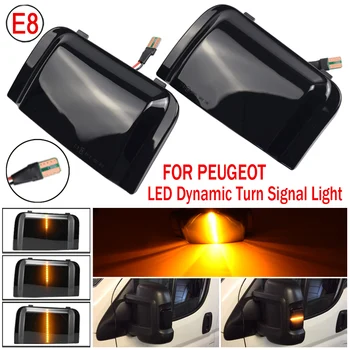 LED Turn Signal Light For Peugeot Boxer Fiat Ducato Citroen Jumper Car Side Rearview Mirror Dynamic Blinker Sequential Indicator