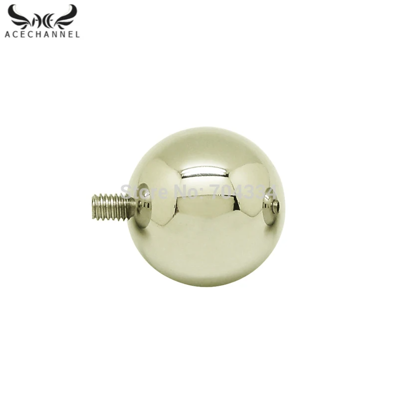 

ACECHANNEL 316L surgical stainless steel body piercing jewelry threaded ball