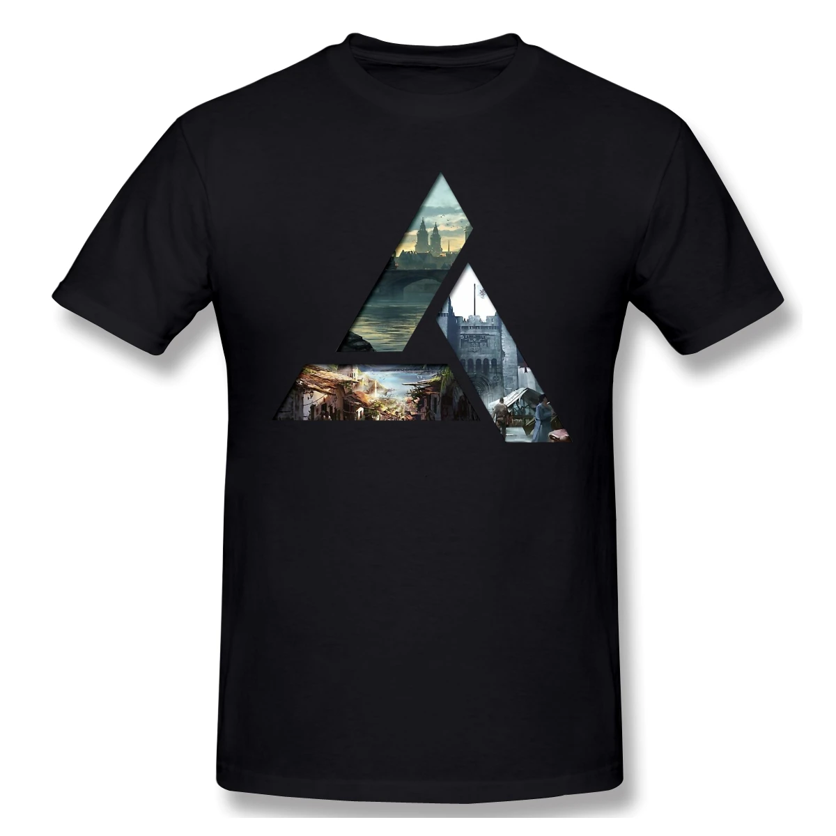 Men assassins creed T-Shirts Funny Round Neck Short Sleeve Tops Abstergo Industries Pure Cotton Tees Funny Harajuku tShirt
Men assassins creed T-Shirts Funny Round Neck Short Sleeve Tops Abstergo Industries Pure Cotton Tees Funny Harajuku tShirt