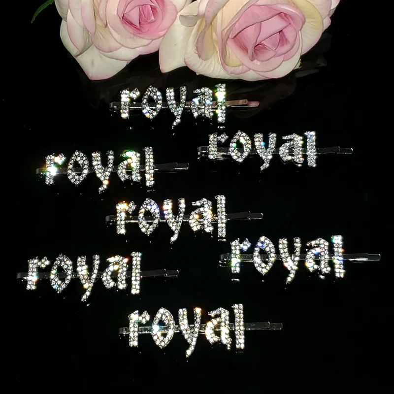 2020 New Arrival Hair Accessories Gothic Letters Hairclip "Royal" Word Hair Pin Crystal Headwear Hair Accessory WHOLESALE
2020 New Arrival Hair Accessories Gothic Letters Hairclip "Royal" Word Hair Pin Crystal Headwear Hair Accessory WHOLESALE