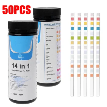 Upgraded 14-in-1 50pcs Drinking Water Test Strip Kit -Best Water Quality Test For Well&Tap Water Faucets Test Alkalinity PH Etc
Upgraded 14-in-1 50pcs Drinking Water Test Strip Kit -Best Water Quality Test For Well&Tap Water Faucets Test Alkalinity PH Etc