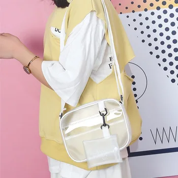 2020 Summer New Style Shoulder Bag Transparent Bag PVC Gel Bag Simple Single-shoulder Bag for Women
2020 Summer New Style Shoulder Bag Transparent Bag PVC Gel Bag Simple Single-shoulder Bag for Women