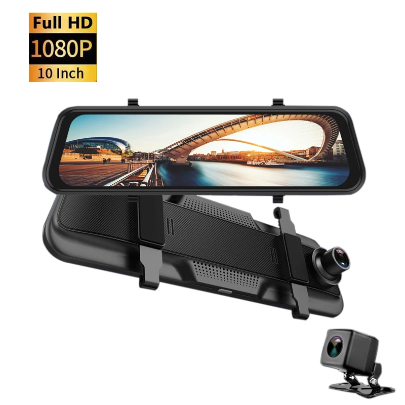 Car Dash Camera Double Recording HD Night Vision Video Recorder Car Camera 10 Inch Car Dvr 1080P IPS Screen Recorder
Car Dash Camera Double Recording HD Night Vision Video Recorder Car Camera 10 Inch Car Dvr 1080P IPS Screen Recorder