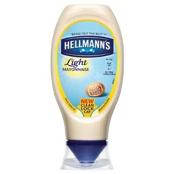 Luz Squeezy mayonesa Hellmann 430ml (paquete de 4 x 430 ml)
Luz Squeezy mayonesa Hellmann 430ml (paquete de 4 x 430 ml)