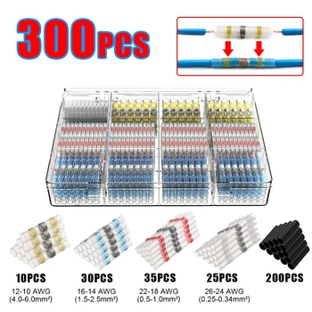 Mayitr 300pcs Solder Seal Wire Connectors Heat Shrink Solder Butt Connectors Solder Connector Kit for Automotive Marine
Mayitr 300pcs Solder Seal Wire Connectors Heat Shrink Solder Butt Connectors Solder Connector Kit for Automotive Marine