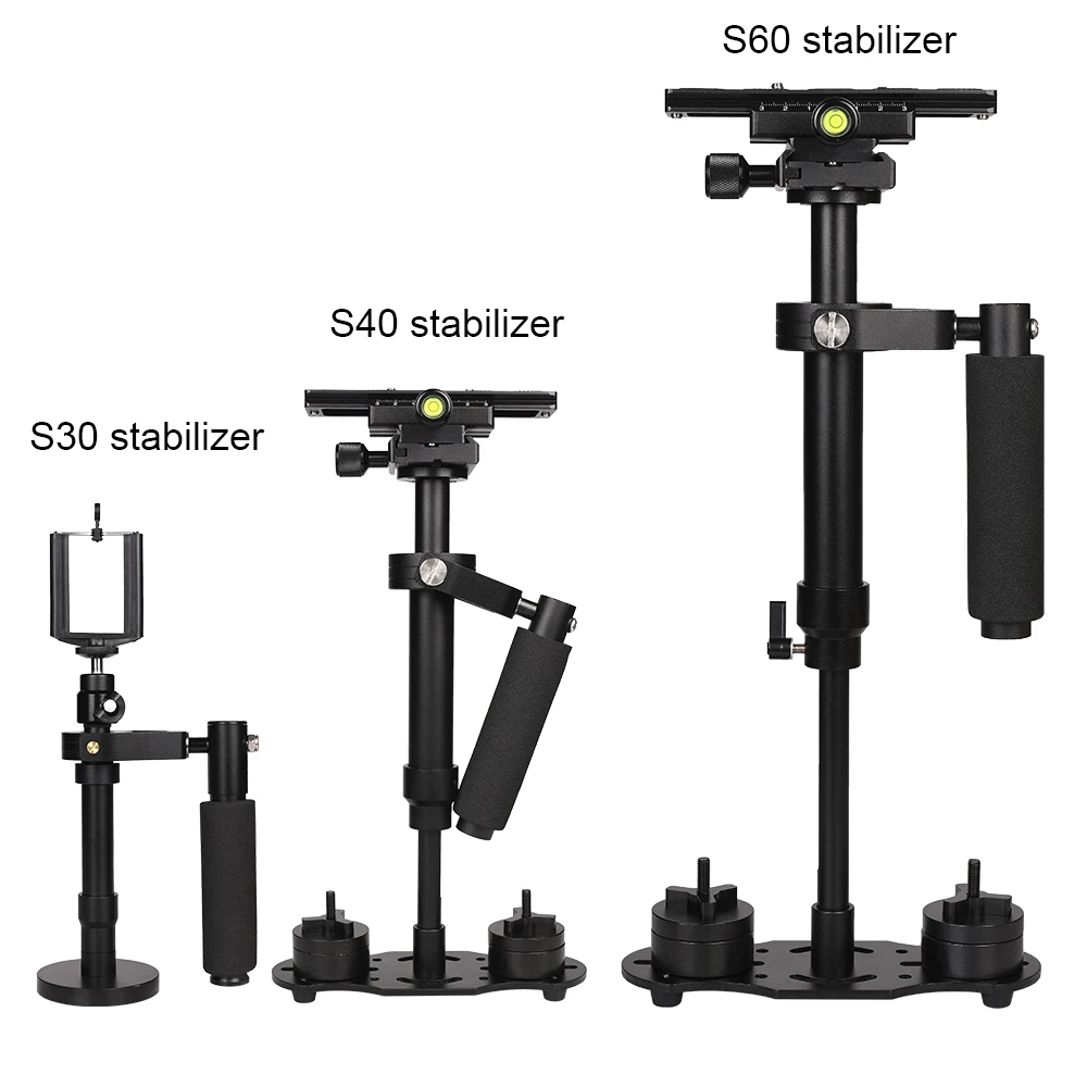 30 40 60 CM Aluminum Handheld Camera Mobile Phone S30 S40 S60 Stabilizer for Camcorder iphone8X Redmi7 Canon/Nikon/Sony/Minolta
30 40 60 CM Aluminum Handheld Camera Mobile Phone S30 S40 S60 Stabilizer for Camcorder iphone8X Redmi7 Canon/Nikon/Sony/Minolta