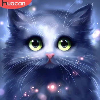 HUACAN Diamond Painting Diy Cat Mosaic Full Animal Decorations For Home Embroidery Wall Stickers Diamond Art
HUACAN Diamond Painting Diy Cat Mosaic Full Animal Decorations For Home Embroidery Wall Stickers Diamond Art