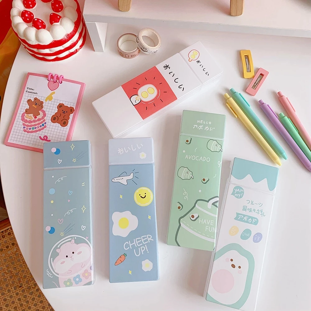 Kawaii Monolayer Transparent Pencil Box Desktop Storage Box Pen Holder Pencilcase Kids Gift Korean School Stationery
Kawaii Monolayer Transparent Pencil Box Desktop Storage Box Pen Holder Pencilcase Kids Gift Korean School Stationery