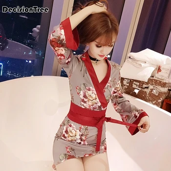 2020 Japan traditional female silk rayon kimono yukata with obi sexy floral japanese women evening dress halloween cosplay dress
2020 Japan traditional female silk rayon kimono yukata with obi sexy floral japanese women evening dress halloween cosplay dress