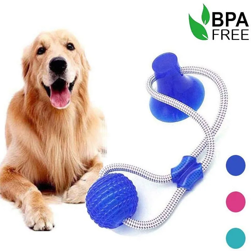 Suction Cup Push TPR Dog Interactive Ball Toys Elastic Ropes Dog Tooth Cleaning Chewing Playing IQ Treat Toys Pet Puppy Supplies
Suction Cup Push TPR Dog Interactive Ball Toys Elastic Ropes Dog Tooth Cleaning Chewing Playing IQ Treat Toys Pet Puppy Supplies