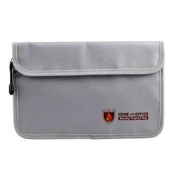 Fireproof File Folder Water Resistant Money Document Bag Zipper Closure Silicone Coated Portable Filing Organizer Pouch
Fireproof File Folder Water Resistant Money Document Bag Zipper Closure Silicone Coated Portable Filing Organizer Pouch