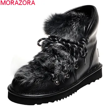 MORAZORA 2020 new arrive high quality snow boots comfortable flat heel round toe ladies shoes solid color winter ankle boots
MORAZORA 2020 new arrive high quality snow boots comfortable flat heel round toe ladies shoes solid color winter ankle boots