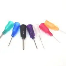 35pcs/lot 16GA, 18GA, 21GA, 22GA, 23GA, 25GA, 27GA Plastic Stainless Steel Epoxy Needle Syringe
35pcs/lot 16GA, 18GA, 21GA, 22GA, 23GA, 25GA, 27GA Plastic Stainless Steel Epoxy Needle Syringe