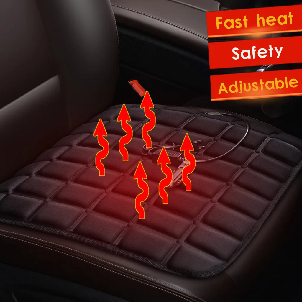 Universal Black 12V Electric Heated Car Fast-Heating Front Seat Cushion Cover Heater Warmer Winter Thermostat Household Cushion
Universal Black 12V Electric Heated Car Fast-Heating Front Seat Cushion Cover Heater Warmer Winter Thermostat Household Cushion