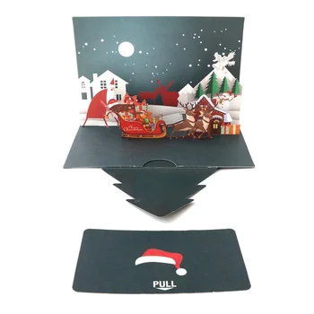 New Arrival Creative Christmas Popup Cards DIY Handmade 3D Winter Festival Greeting Gifts Cards Happy Holiday Invitation Cards
New Arrival Creative Christmas Popup Cards DIY Handmade 3D Winter Festival Greeting Gifts Cards Happy Holiday Invitation Cards