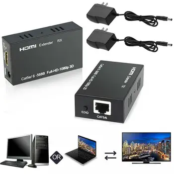 HDMI Extender Amplifier Receiver Adapter Sender Adapter 60m Long Distance Transmission Extender
HDMI Extender Amplifier Receiver Adapter Sender Adapter 60m Long Distance Transmission Extender