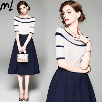 Spring Summer Two Pieces Sets One Word Shoulder Knitted Jacket Tops A-Line Skirt OL Set Fashion Plus Size Business Two Piece Set
Spring Summer Two Pieces Sets One Word Shoulder Knitted Jacket Tops A-Line Skirt OL Set Fashion Plus Size Business Two Piece Set