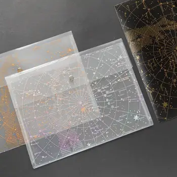 A4 Fantasy Star Storage Bag Bronze Laser Transparent File Kawaii Pp folder Pocket Stationery Support School Originality Bag N6J3 
A4 Fantasy Star Storage Bag Bronze Laser Transparent File Kawaii Pp folder Pocket Stationery Support School Originality Bag N6J3