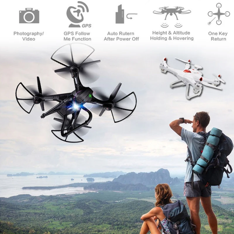 

Peradix Quadcopter 6 Axis 2.4GHz X183 Drone 4CH GPS Remote Control Altitude Hold Hover Flight Motor Aircraft Rc Drone no Camera