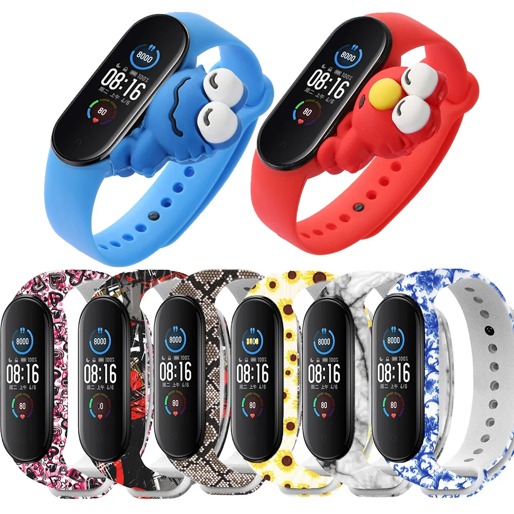 Mi band 3 4 Strap cute Cartoon Bracelet For Xiaomi Mi Band 5 watch Bracelet Silicone miband 4/3/5 Wrist Strap Smart Accessories
Mi band 3 4 Strap cute Cartoon Bracelet For Xiaomi Mi Band 5 watch Bracelet Silicone miband 4/3/5 Wrist Strap Smart Accessories