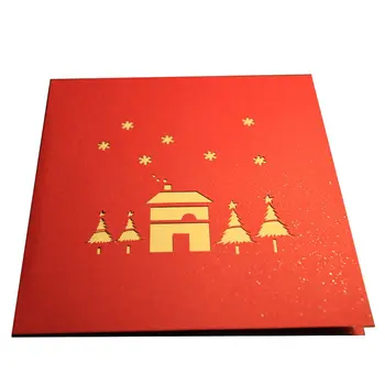 Creative 3D Christmas House Greeting Card Birthday Card Festival Blessing Card Paper Gift Card Decor Supplies
Creative 3D Christmas House Greeting Card Birthday Card Festival Blessing Card Paper Gift Card Decor Supplies