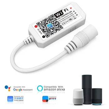WiFi Remote Controller For Amazon Alexa Google Home Assistant Wireless RGB LED Strip Lights Voice Control Change/Dimmer/Time
WiFi Remote Controller For Amazon Alexa Google Home Assistant Wireless RGB LED Strip Lights Voice Control Change/Dimmer/Time