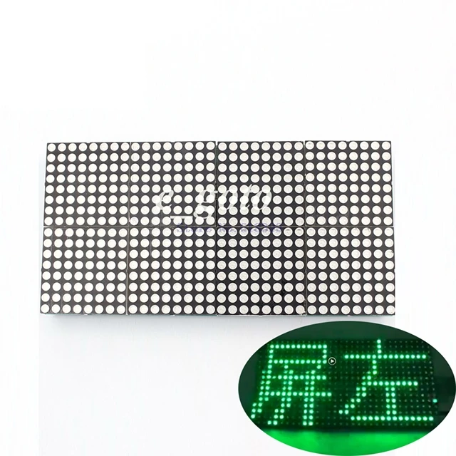 A7-- 16x32 Dot Matrix Control Display Module DIY Kit Dual-Color Red Green Electronic Fun Kit
A7-- 16x32 Dot Matrix Control Display Module DIY Kit Dual-Color Red Green Electronic Fun Kit