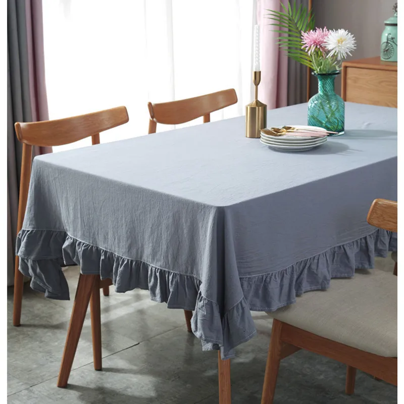 Simple Modern Tablecloths Full Cotton Lotus Edge 2 Color Dining Table Cloth Fresh Style Kitchen Table Cloth Dining Table Cover
Simple Modern Tablecloths Full Cotton Lotus Edge 2 Color Dining Table Cloth Fresh Style Kitchen Table Cloth Dining Table Cover