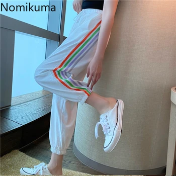 Nomikuma New Arrival Side Striped Ankle Length Pants Women Casual Loose Harem Trousers Female Korean Fashion Streetwear 3b143
Nomikuma New Arrival Side Striped Ankle Length Pants Women Casual Loose Harem Trousers Female Korean Fashion Streetwear 3b143