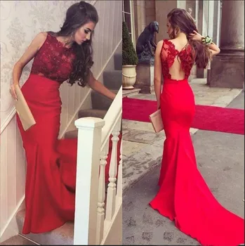 Special Occasion dresses With Lace Appliqued floor Length custom Made REd Backless Formal Prom Evening dresses cheap
Special Occasion dresses With Lace Appliqued floor Length custom Made REd Backless Formal Prom Evening dresses cheap