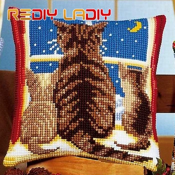 Cross Stitch Cushion Cover Westie Twins Sofa Pillows DIY Chunky Cross-Stitch Kits 100% Acrylic Yarn Pillow Case Hobby & Crafts
Cross Stitch Cushion Cover Westie Twins Sofa Pillows DIY Chunky Cross-Stitch Kits 100% Acrylic Yarn Pillow Case Hobby & Crafts