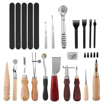 Sewing Tools 1set DIY Leather Craft Hand Tools Kit for Sewing Stitching Punch Work
Sewing Tools 1set DIY Leather Craft Hand Tools Kit for Sewing Stitching Punch Work