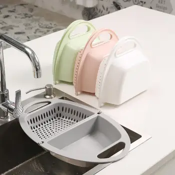 Foldable Fruit Basin Wash Fruit Drain Basket Household Fruit Basket Plastic Vegetable Basket Kitchen Sink Kitchen Accessories
Foldable Fruit Basin Wash Fruit Drain Basket Household Fruit Basket Plastic Vegetable Basket Kitchen Sink Kitchen Accessories